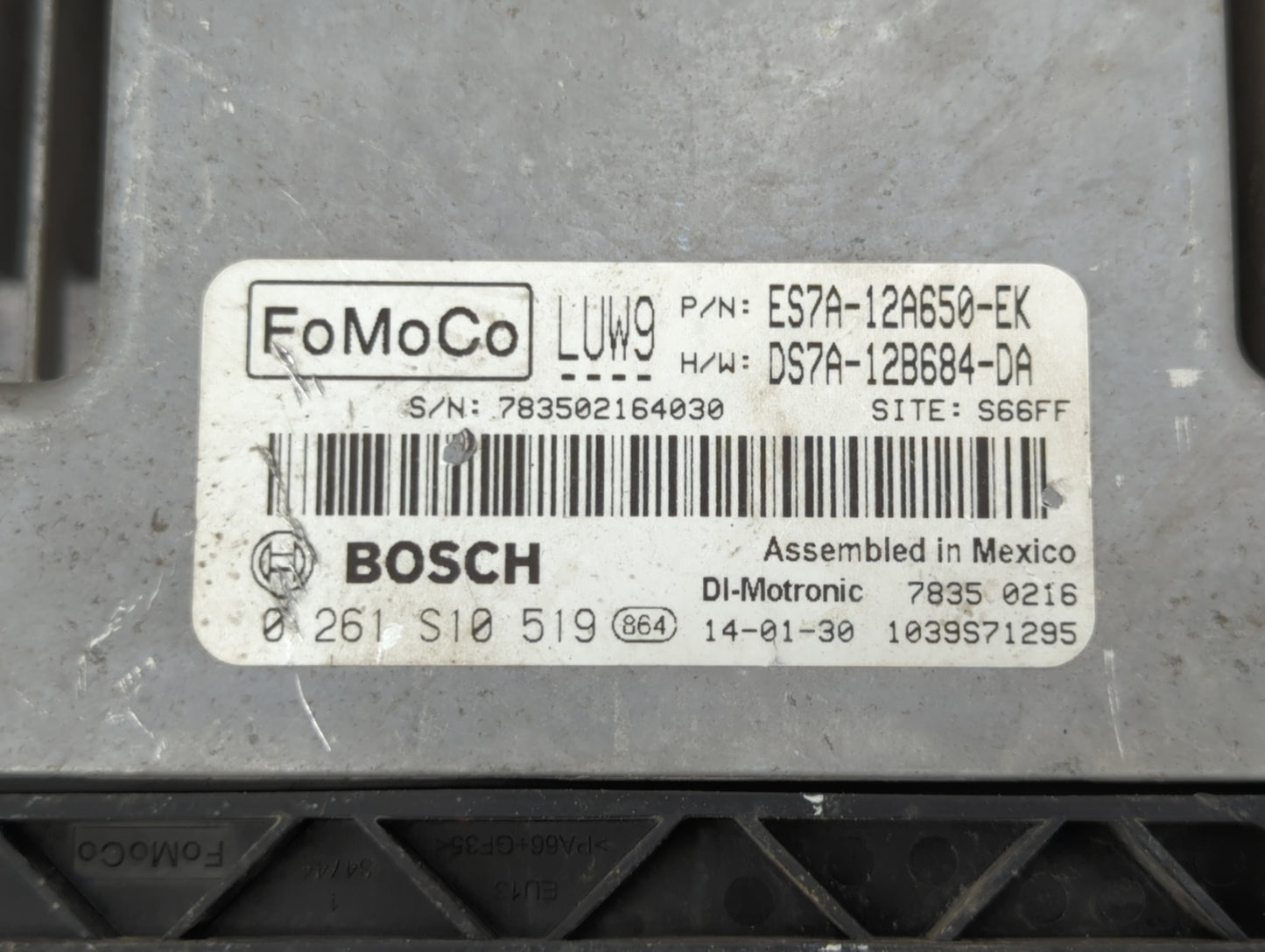 2014-2016 Ford Fusion PCM Engine Control Computer ECU ECM PCU OEM P/N:ES7A-12A650-DAC ES7A-12A650-DAD Fits Fits 2014 2015 20