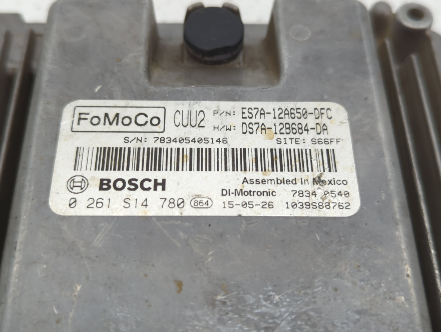 2014-2016 Ford Fusion PCM Engine Control Computer ECU ECM PCU OEM P/N:ES7A-12A650-DFC ES7A-12A650-EL Fits Fits 2014 2015 201