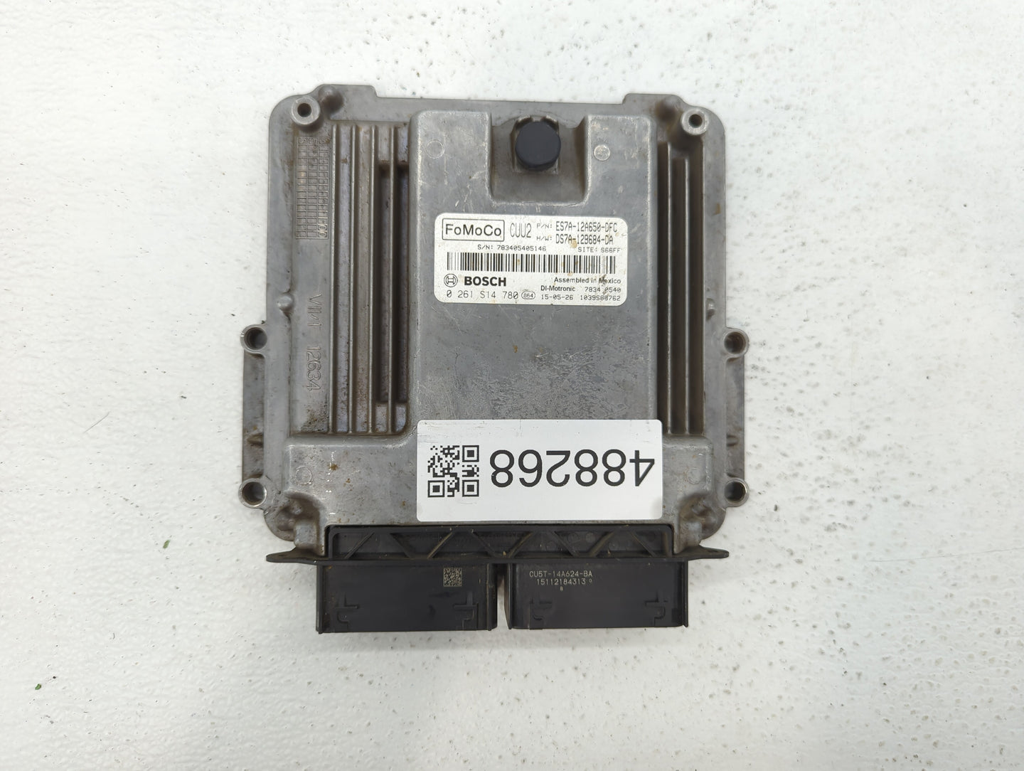 2014-2016 Ford Fusion PCM Engine Control Computer ECU ECM PCU OEM P/N:ES7A-12A650-DFC ES7A-12A650-EL Fits Fits 2014 2015 201