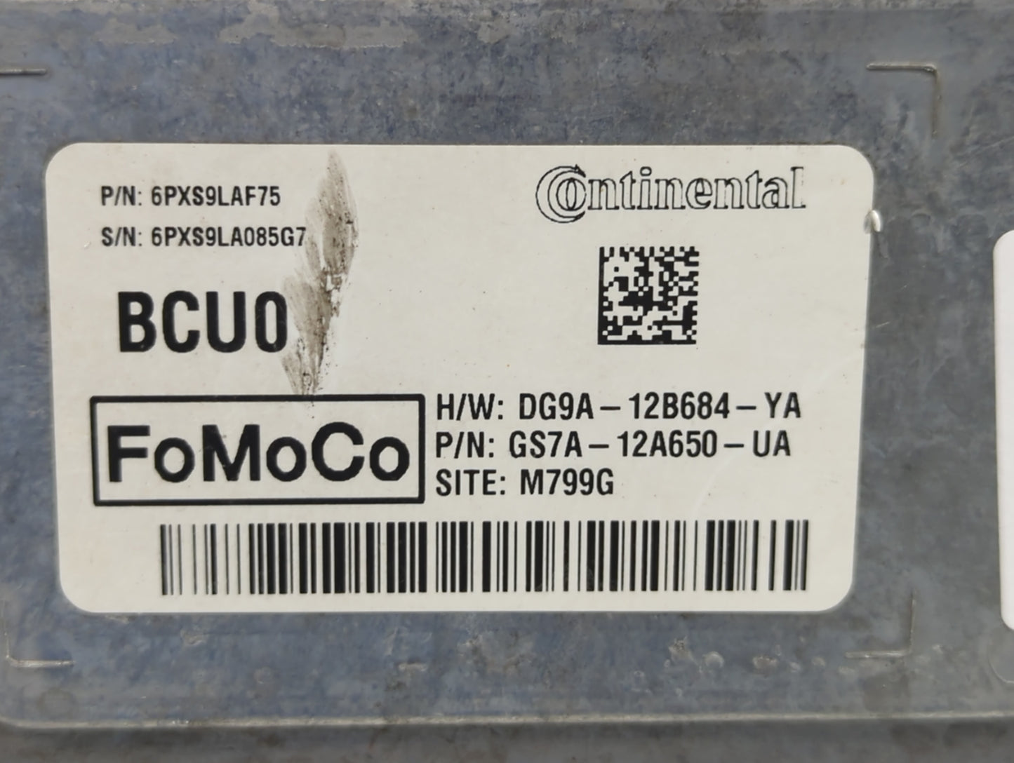 2014-2016 Ford Fusion PCM Engine Control Computer ECU ECM PCU OEM P/N:DG9A-12B684-YA Fits Fits 2014 2015 2016 OEM Used Auto 