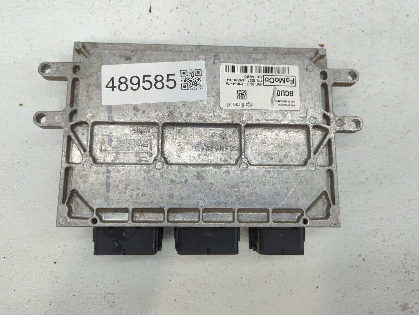 2014-2016 Ford Fusion PCM Engine Control Computer ECU ECM PCU OEM P/N:DG9A-12B684-YA Fits Fits 2014 2015 2016 OEM Used Auto 