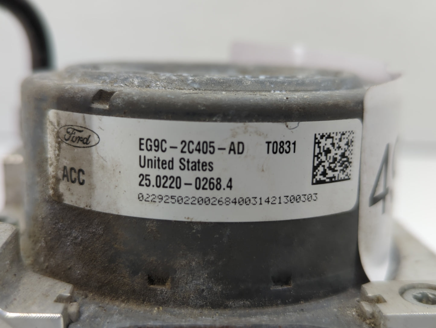 2014-2016 Ford Fusion ABS Pump Control Module Replacement P/N:EG9C-2C405-AD EG9C-2C405-DF Fits Fits 2014 2015 2016 OEM Used 