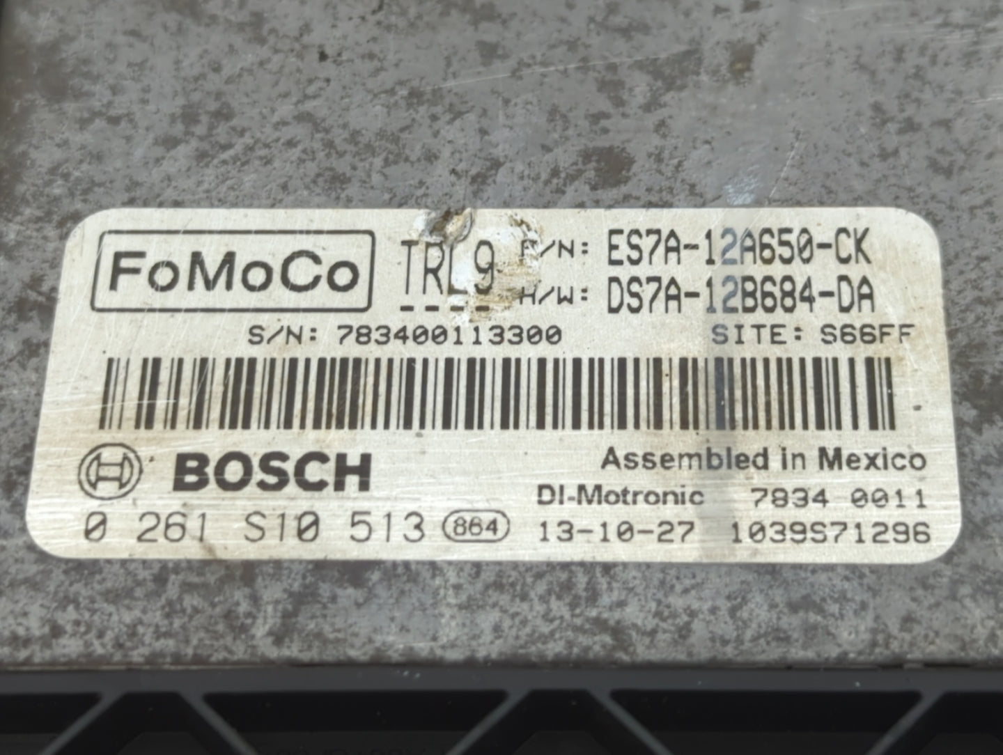 2014-2016 Ford Fusion PCM Engine Control Computer ECU ECM PCU OEM P/N:DS7A-12B684-DA ES7A-12A650-CK Fits Fits 2014 2015 2016