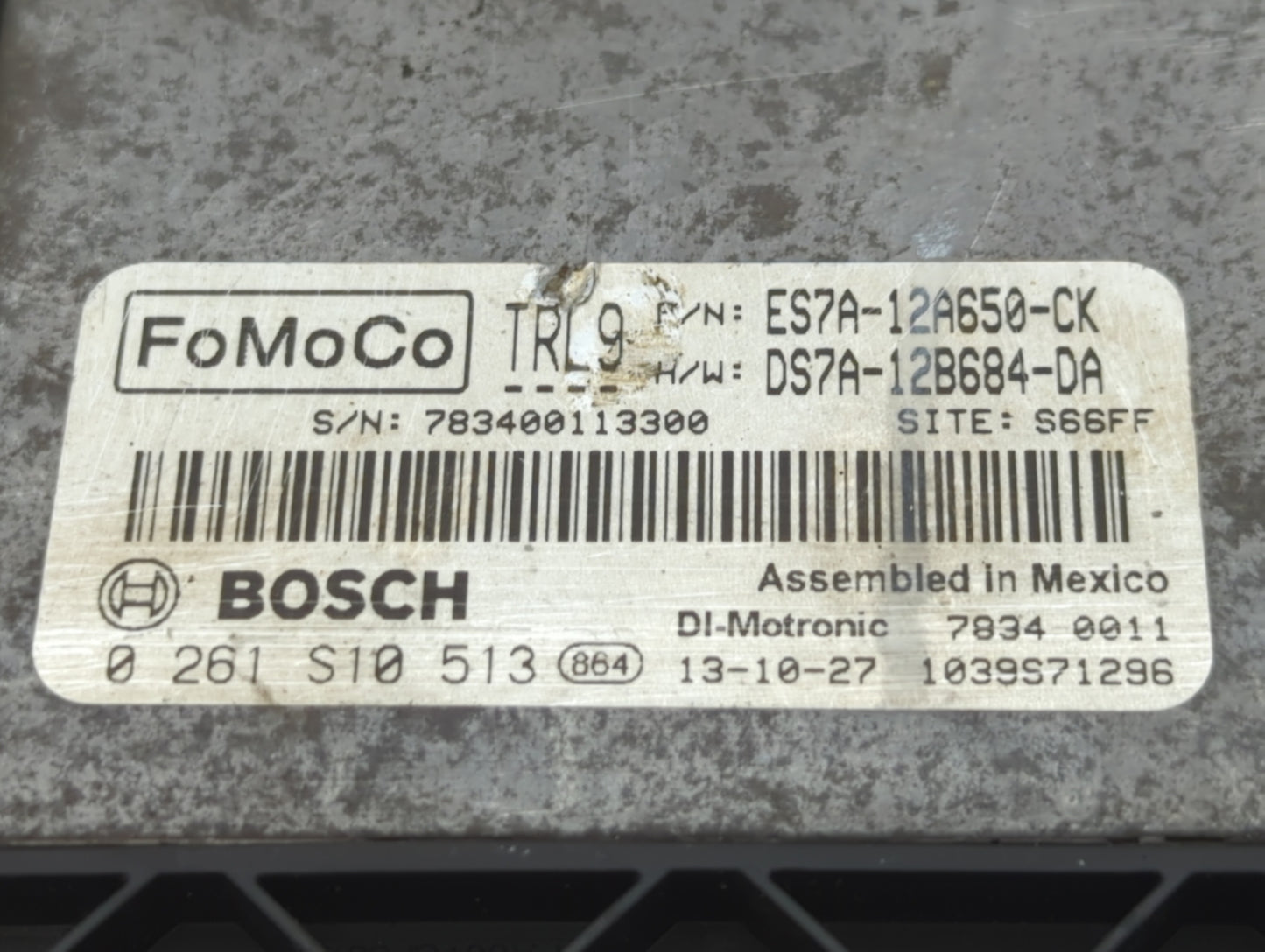 2014-2016 Ford Fusion PCM Engine Control Computer ECU ECM PCU OEM P/N:DS7A-12B684-DA ES7A-12A650-CK Fits Fits 2014 2015 2016