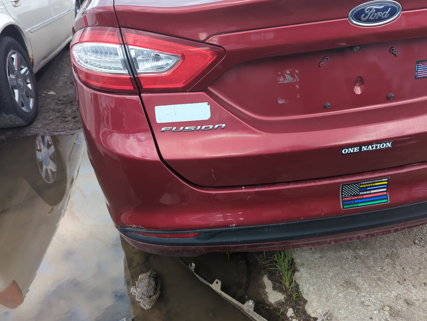 2013-2018 Ford Fusion Rear Bumper Assembly Oem - Oemusedautoparts1.com