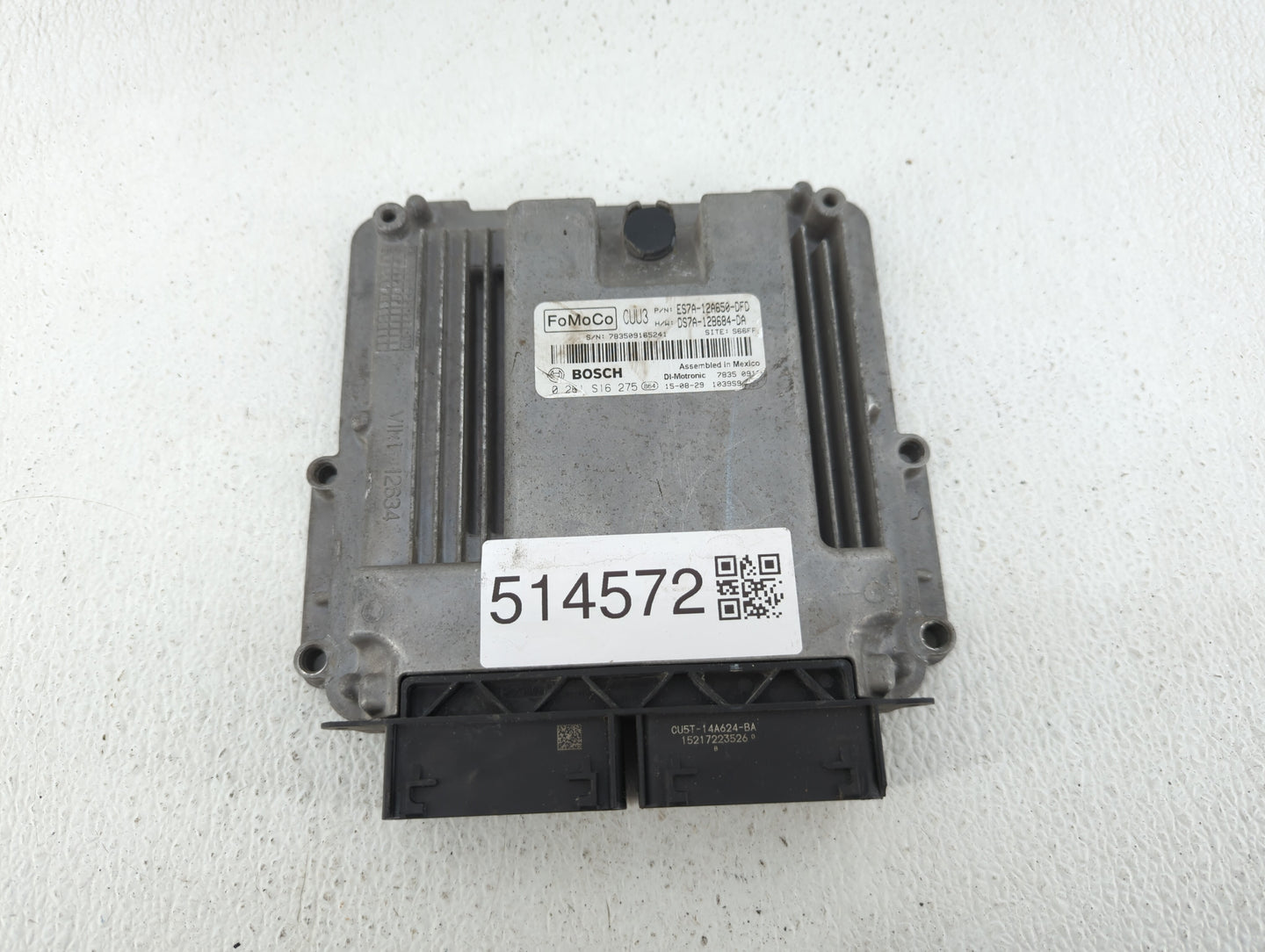 2014-2016 Ford Fusion PCM Engine Control Computer ECU ECM PCU OEM P/N:DS7A-12B684-DA ES7A-12A650-DFD Fits Fits 2014 2015 201