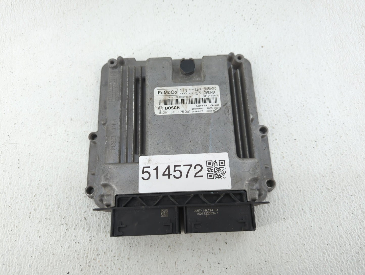 2014-2016 Ford Fusion PCM Engine Control Computer ECU ECM PCU OEM P/N:DS7A-12B684-DA ES7A-12A650-DFD Fits Fits 2014 2015 201