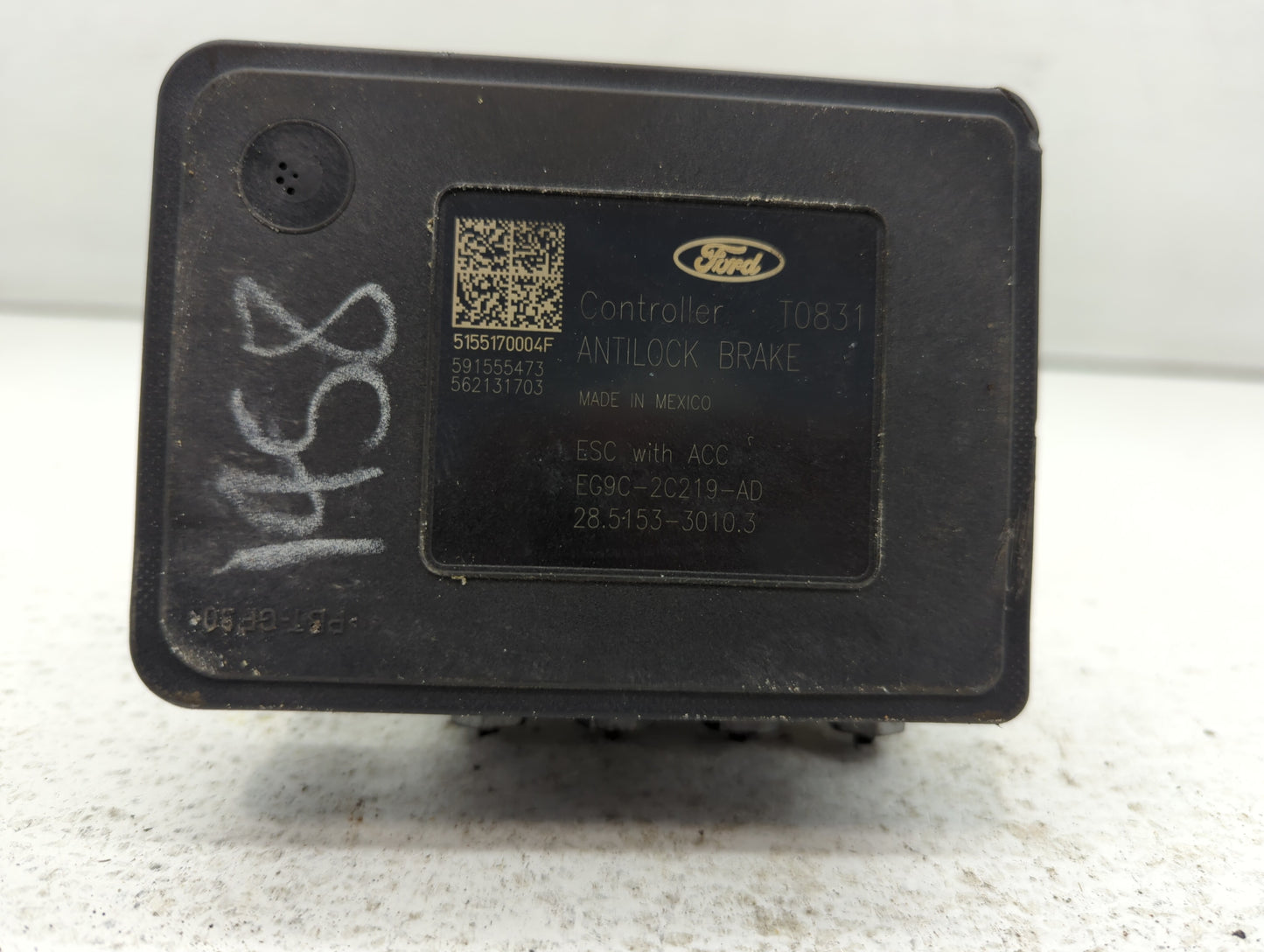 2014-2016 Ford Fusion ABS Pump Control Module Replacement P/N:EG9C-2C405-AG Fits Fits 2014 2015 2016 OEM Used Auto Parts - O
