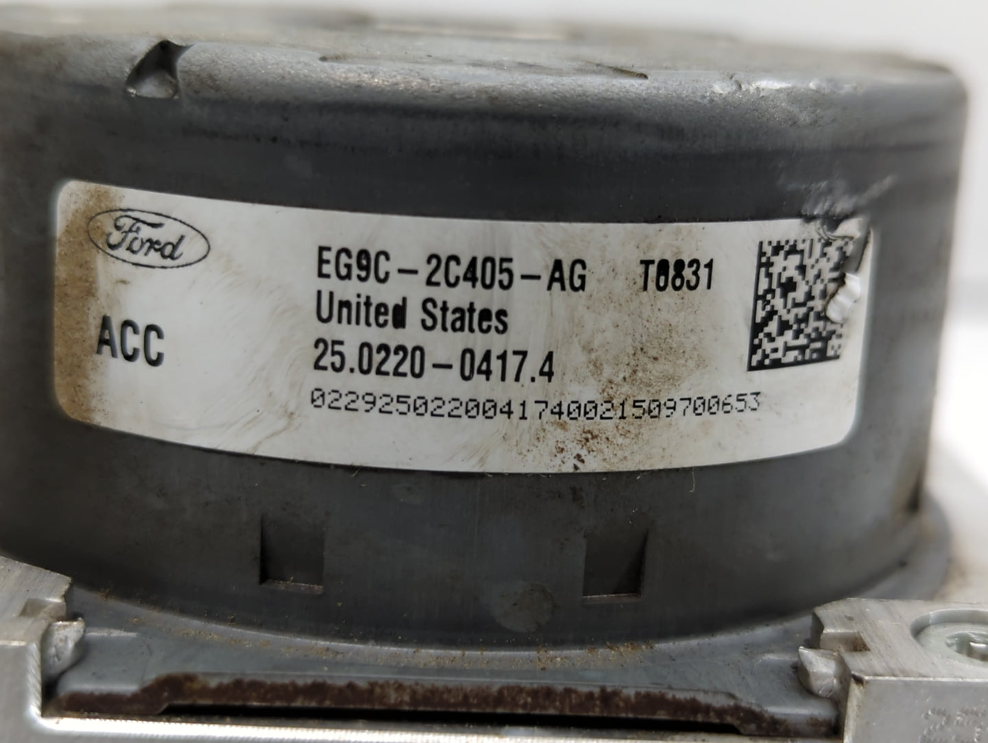 2014-2016 Ford Fusion ABS Pump Control Module Replacement P/N:EG9C-2C405-AG Fits Fits 2014 2015 2016 OEM Used Auto Parts - O