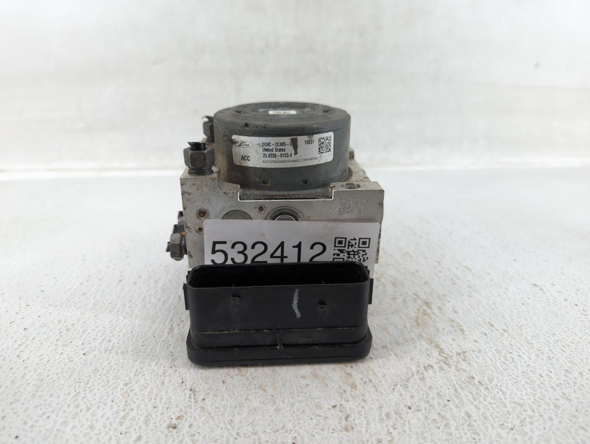 2014-2016 Ford Fusion Anti-Lock Brake ABS Pump Module Actuator OEM P/N:DG9C-2C405-D EG9C-2C405-AG Fits Fits 2014 2015 2016 O