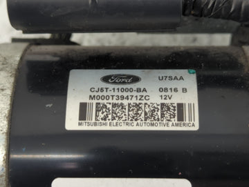 2013-2016 Ford Fusion Car Starter Motor Solenoid OEM P/N:M000T39471ZC CJ5T-11000-BA Fits Fits 2013 2014 2015 2016 OEM Used Auto Parts