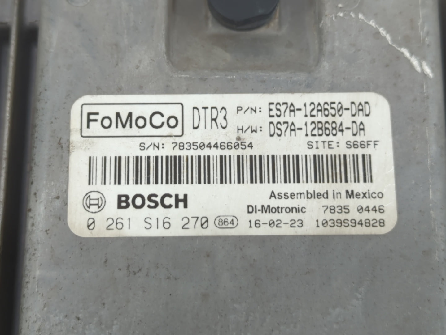2014-2016 Ford Fusion PCM Engine Control Computer ECU ECM PCU OEM P/N:DS7A-12B684-DA ES7A-12A650-DFD Fits Fits 2014 2015 201