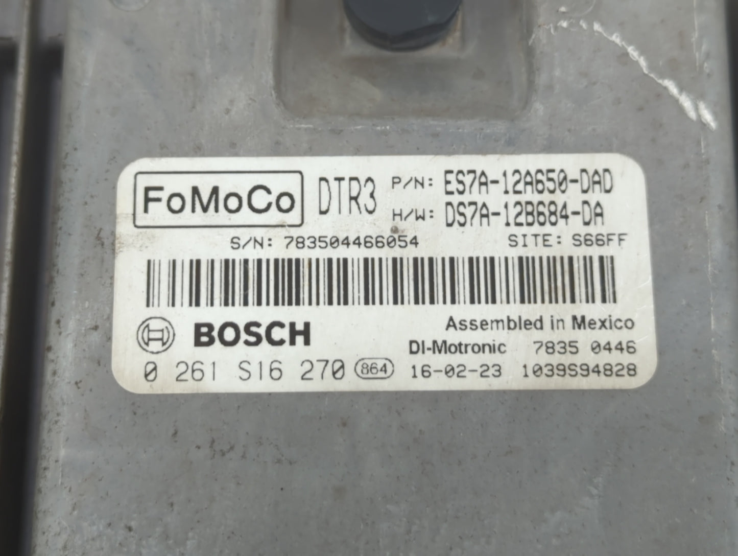 2014-2016 Ford Fusion PCM Engine Control Computer ECU ECM PCU OEM P/N:DS7A-12B684-DA ES7A-12A650-DFD Fits Fits 2014 2015 201