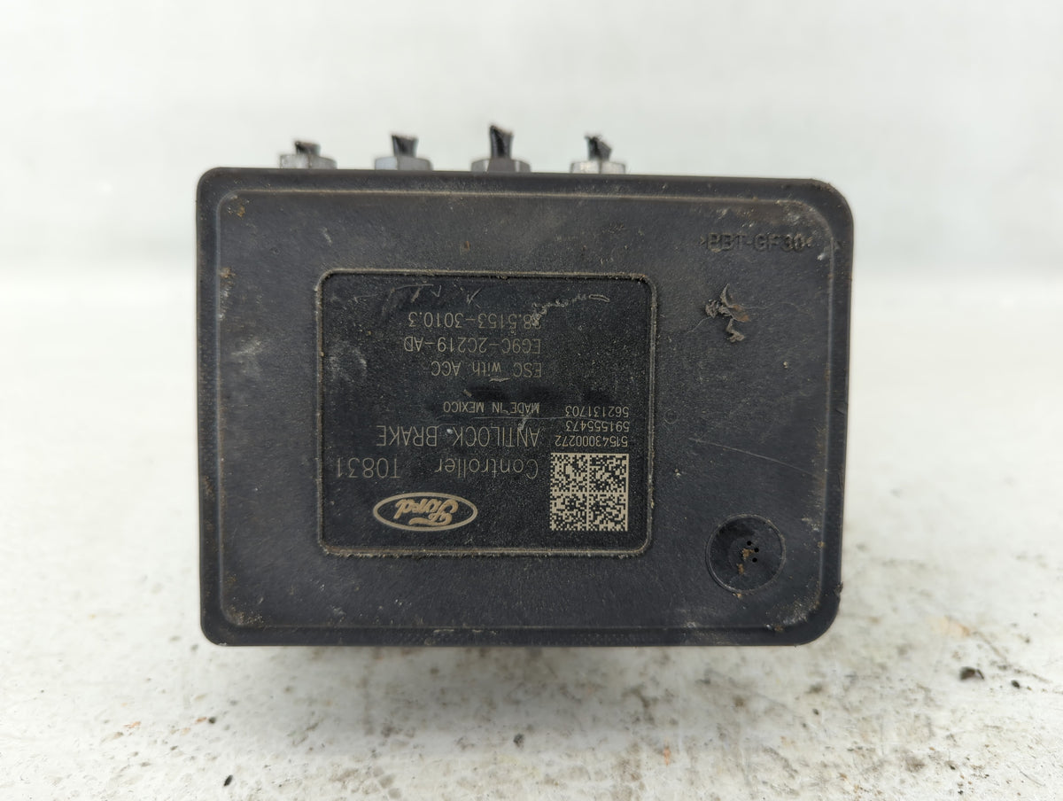 2014-2016 Ford Fusion Anti-Lock Brake ABS Pump Module Actuator OEM P/N:EG9C-2C405-AG Fits Fits 2014 2015 2016 OEM Used Auto 