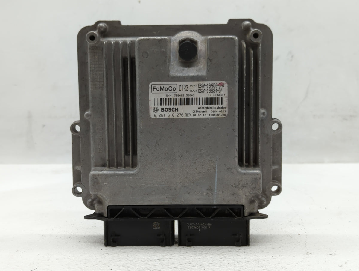 2014-2016 Ford Fusion PCM Engine Control Computer ECU ECM PCU OEM P/N:ES7A-12A650-DAD Fits 2014 2015 2016 OEM Used Auto Part