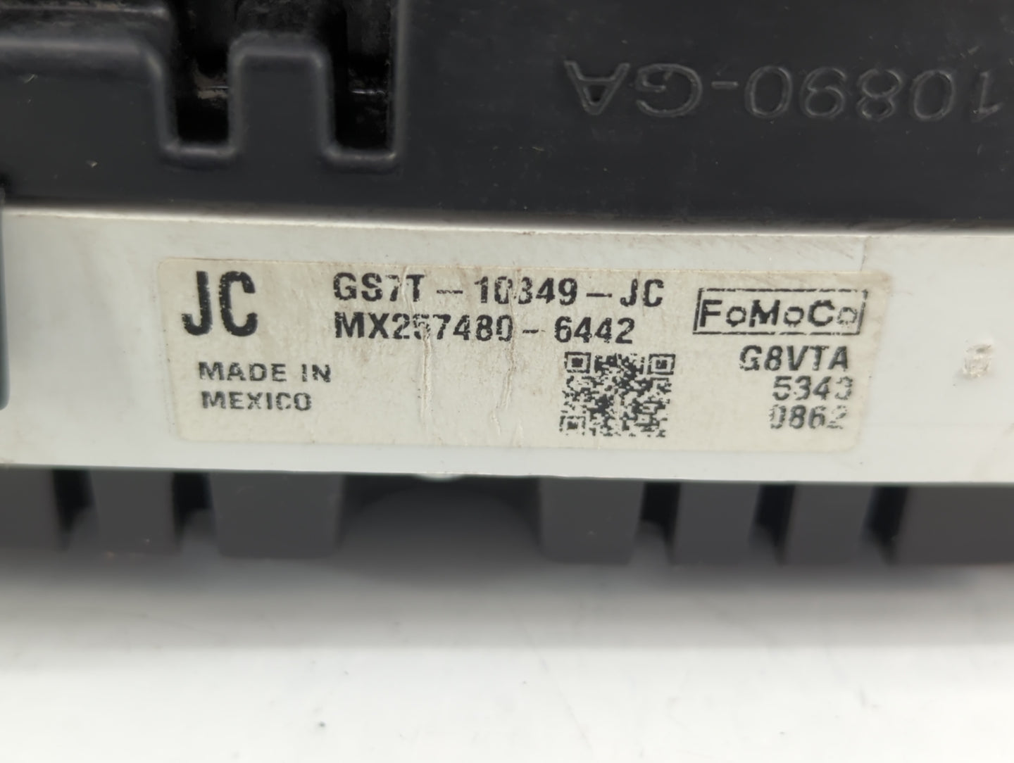 2016 Ford Fusion Instrument Cluster Speedometer Gauges P/N:GS7T-10849-JC Fits OEM Used Auto Parts - Oemusedautoparts1.com