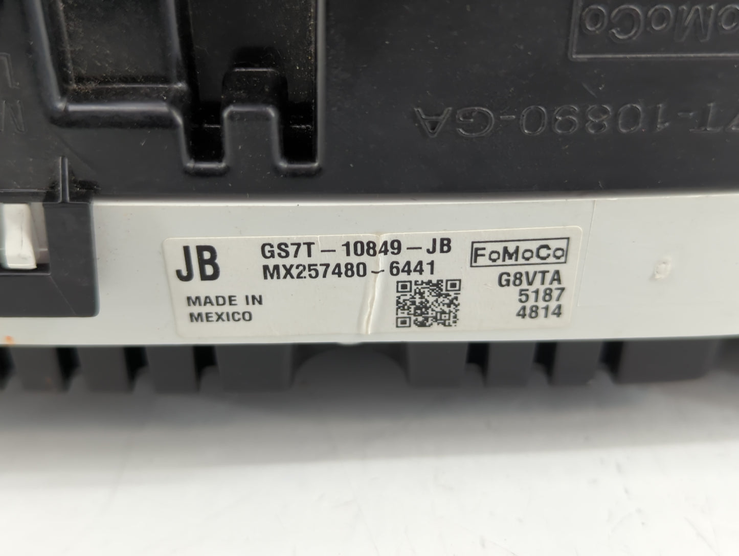 2016 Ford Fusion Instrument Cluster Speedometer Gauges P/N:GS7T-10849-JB GS7T-10849-JC Miles: Fits OEM Used Auto Parts - Oem