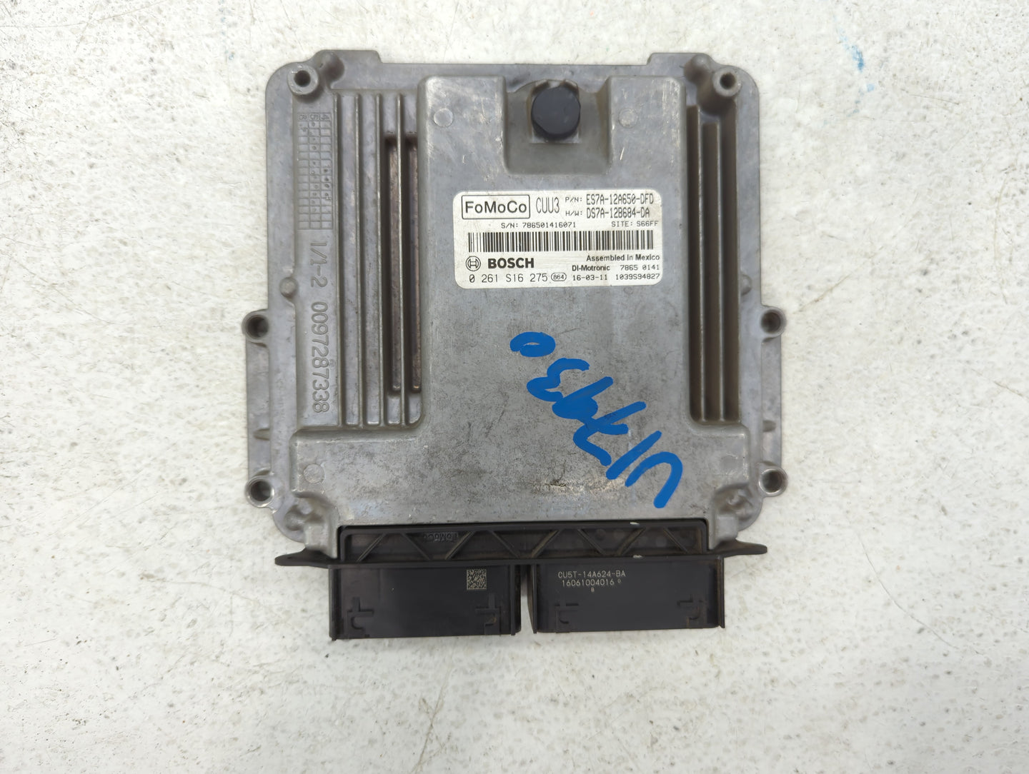 2014-2016 Ford Fusion PCM Engine Control Computer ECU ECM PCU OEM P/N:ES7A-12A650-DED Fits Fits 2014 2015 2016 OEM Used Auto