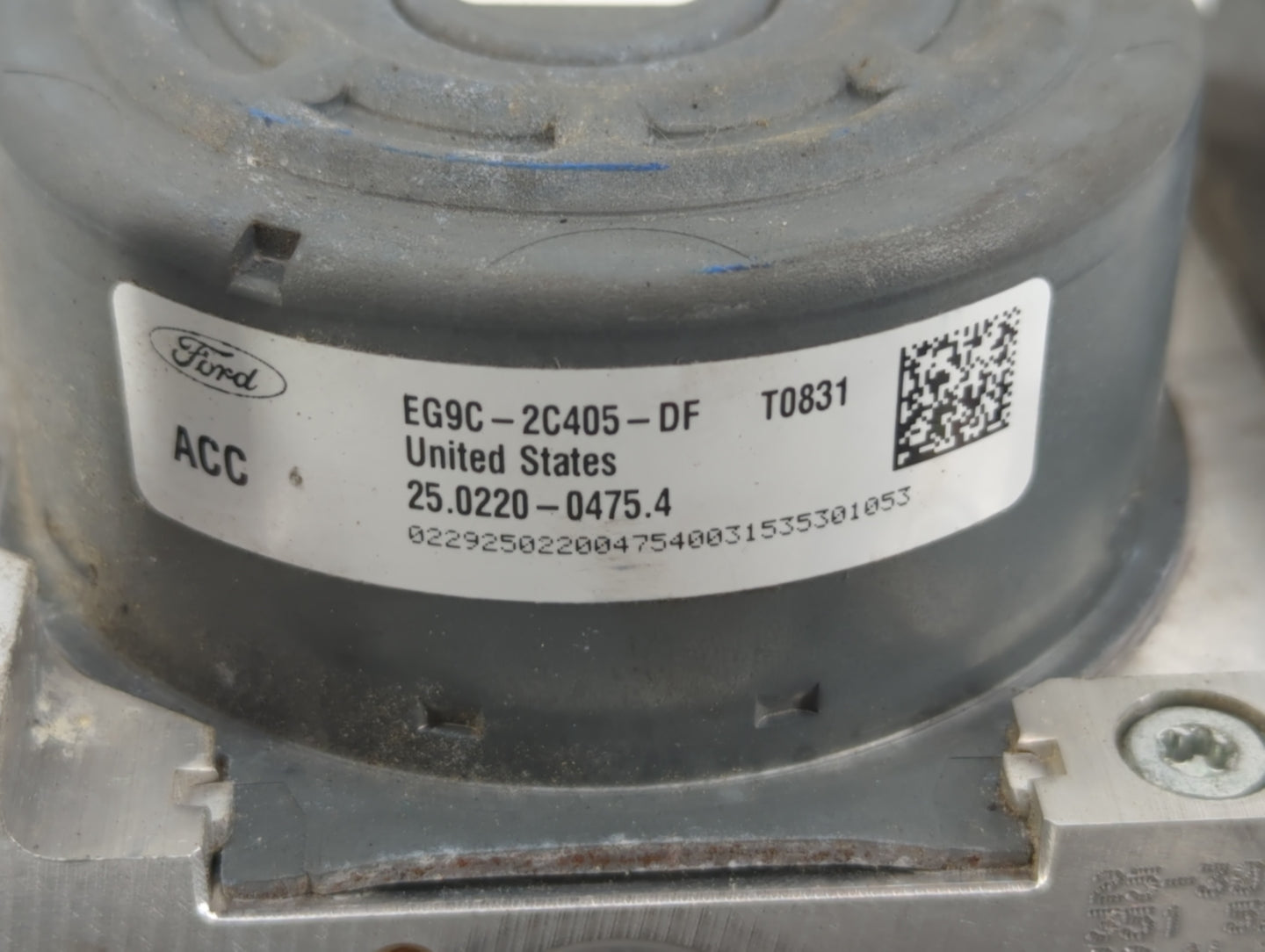2014-2016 Ford Fusion ABS Pump Control Module Replacement P/N:EG9C-2C405-DF Fits Fits 2014 2015 2016 OEM Used Auto Parts - O