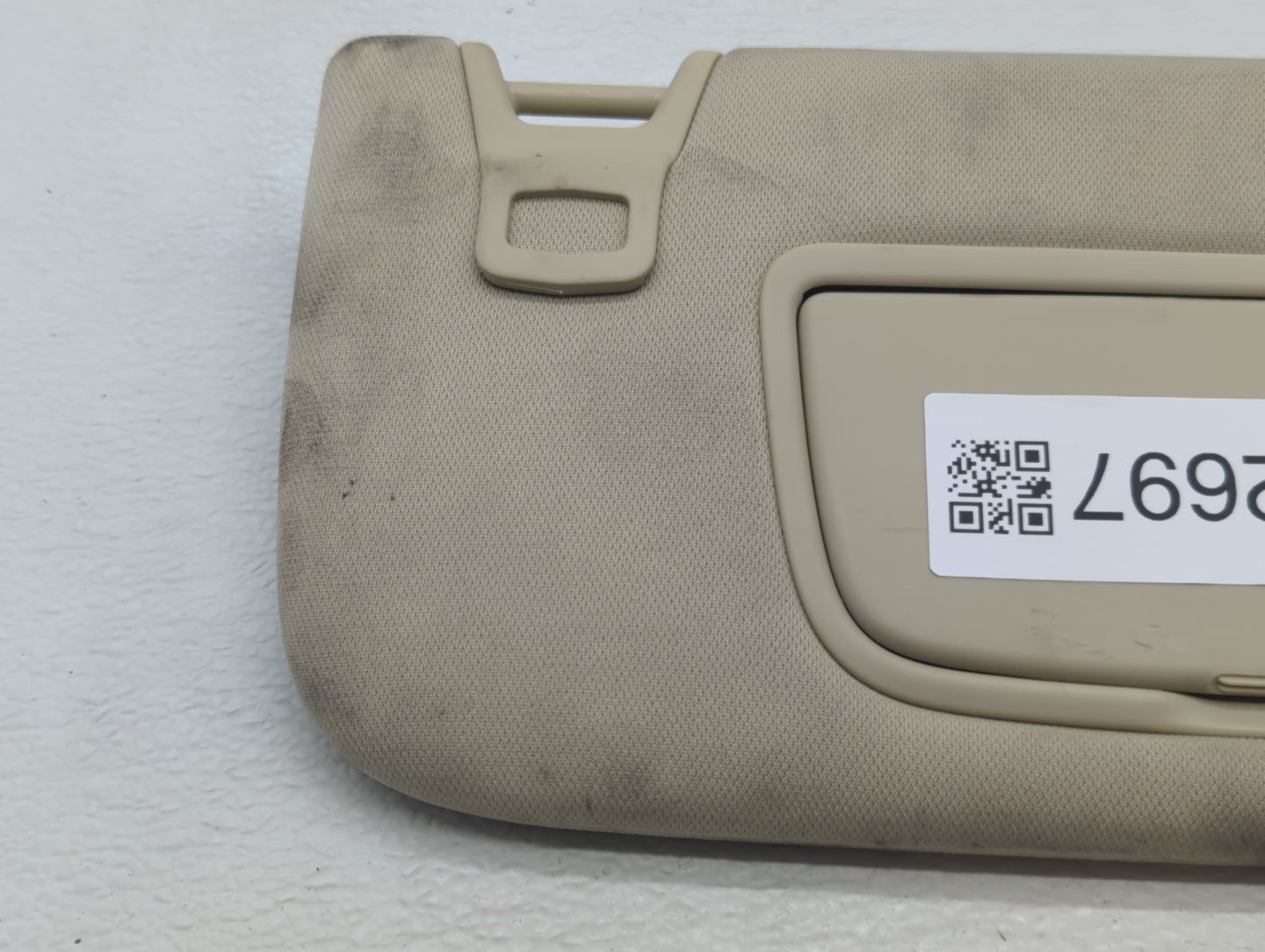 2015-2016 Ford Fusion Sun Visor Shade Replacement Passenger Right Mirror Fits Fits 2015 2016 OEM Used Auto Parts - Oemusedau