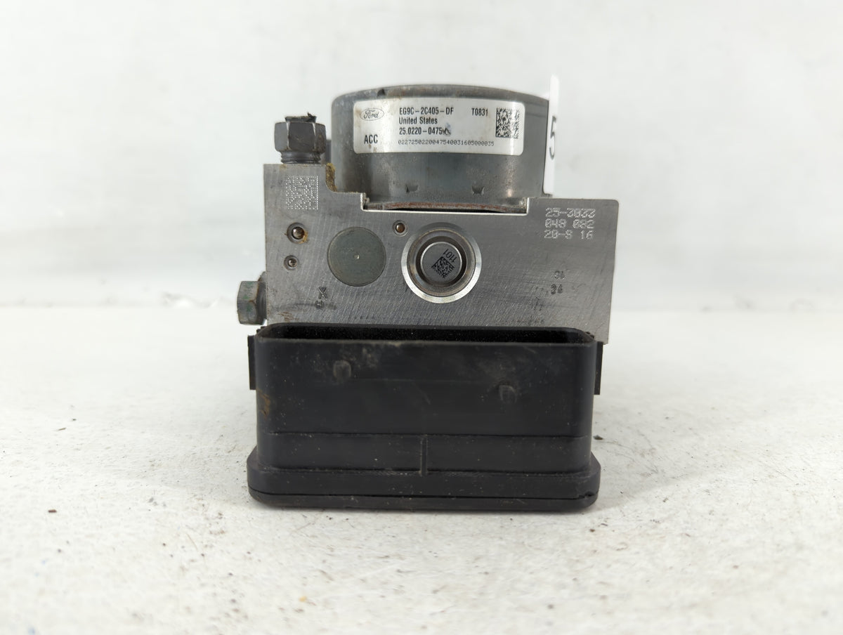 2014-2016 Ford Fusion Anti-Lock Brake ABS Pump Module Actuator OEM P/N:EG9C-2C405-DF Fits Fits 2014 2015 2016 OEM Used Auto 