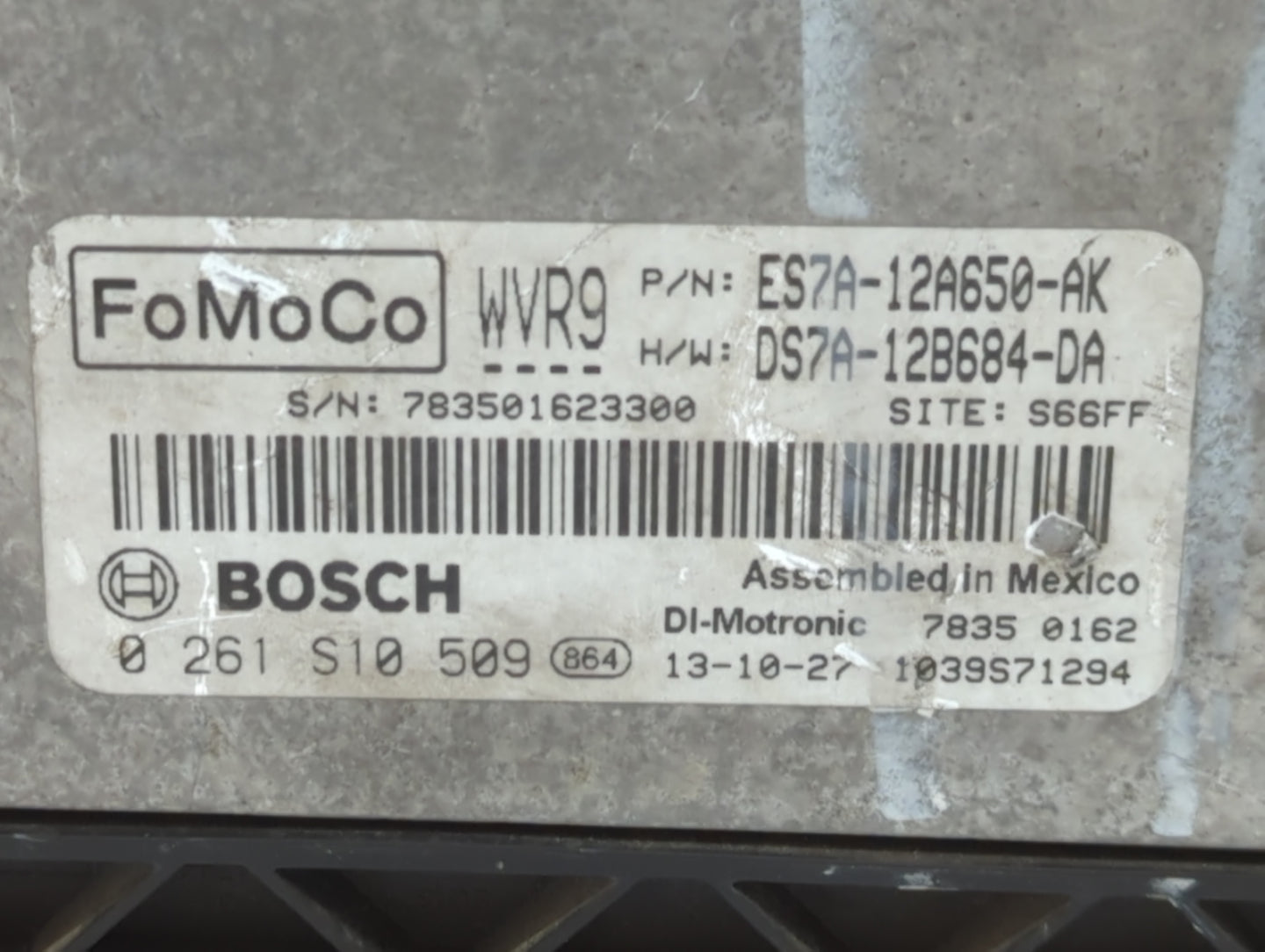 2016 Ford Fusion PCM Engine Control Computer ECU ECM PCU OEM P/N:FJ5A-12B684-AA GS7A-12A650-KC, GS7A-12A560-HC Fits OEM Used