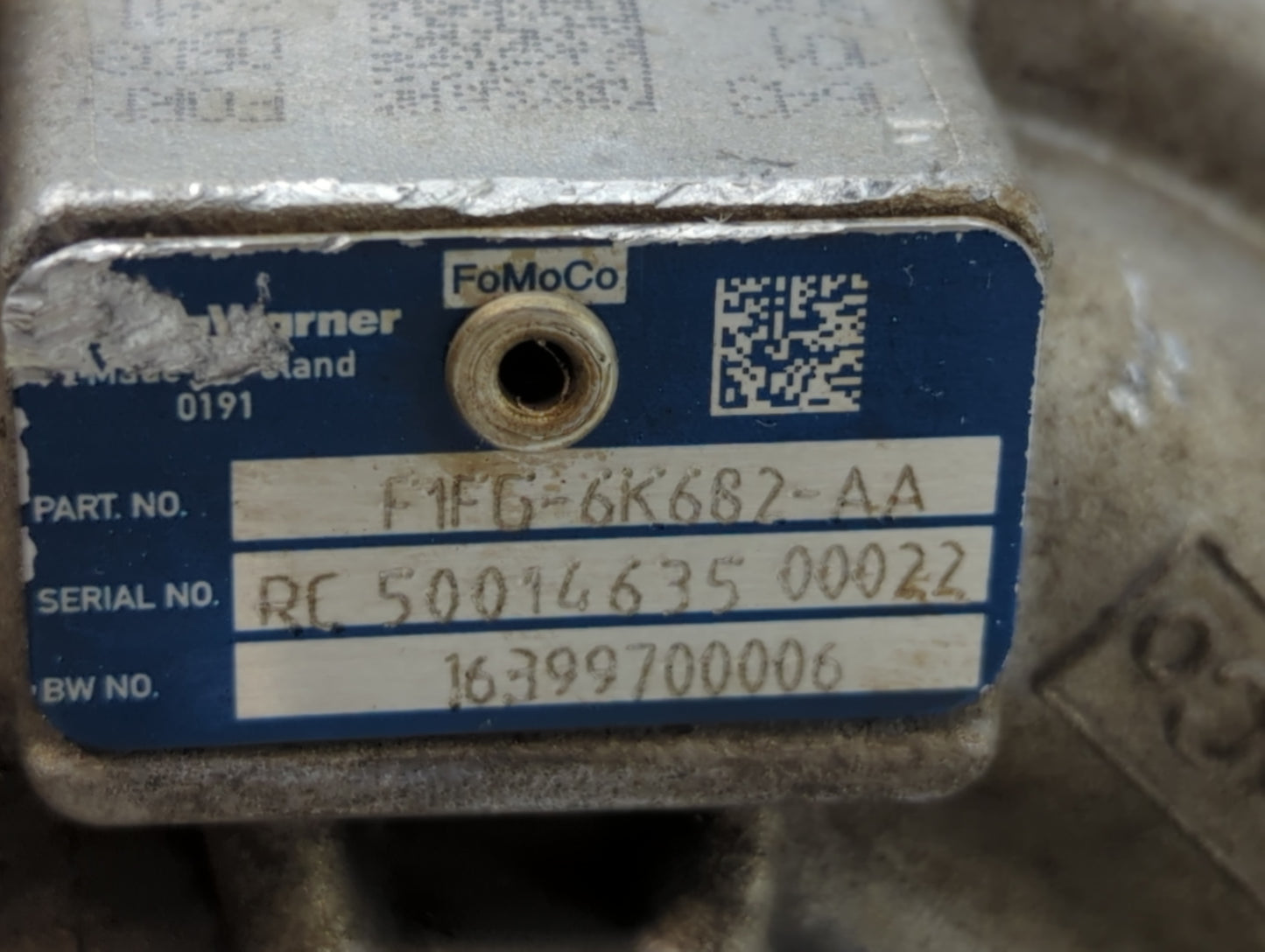 2014 Ford Fusion Turbocharger Turbo Charger Super Charger Supercharger - Oemusedautoparts1.com