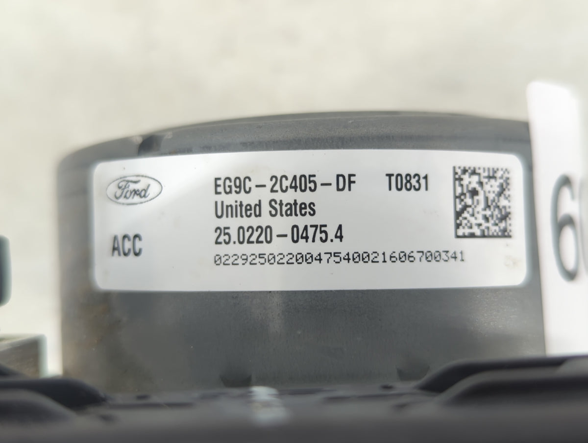 2014-2016 Ford Fusion Anti-Lock Brake ABS Pump Module Actuator OEM P/N:EG9C-2C405-DF Fits Fits 2014 2015 2016 OEM Used Auto 