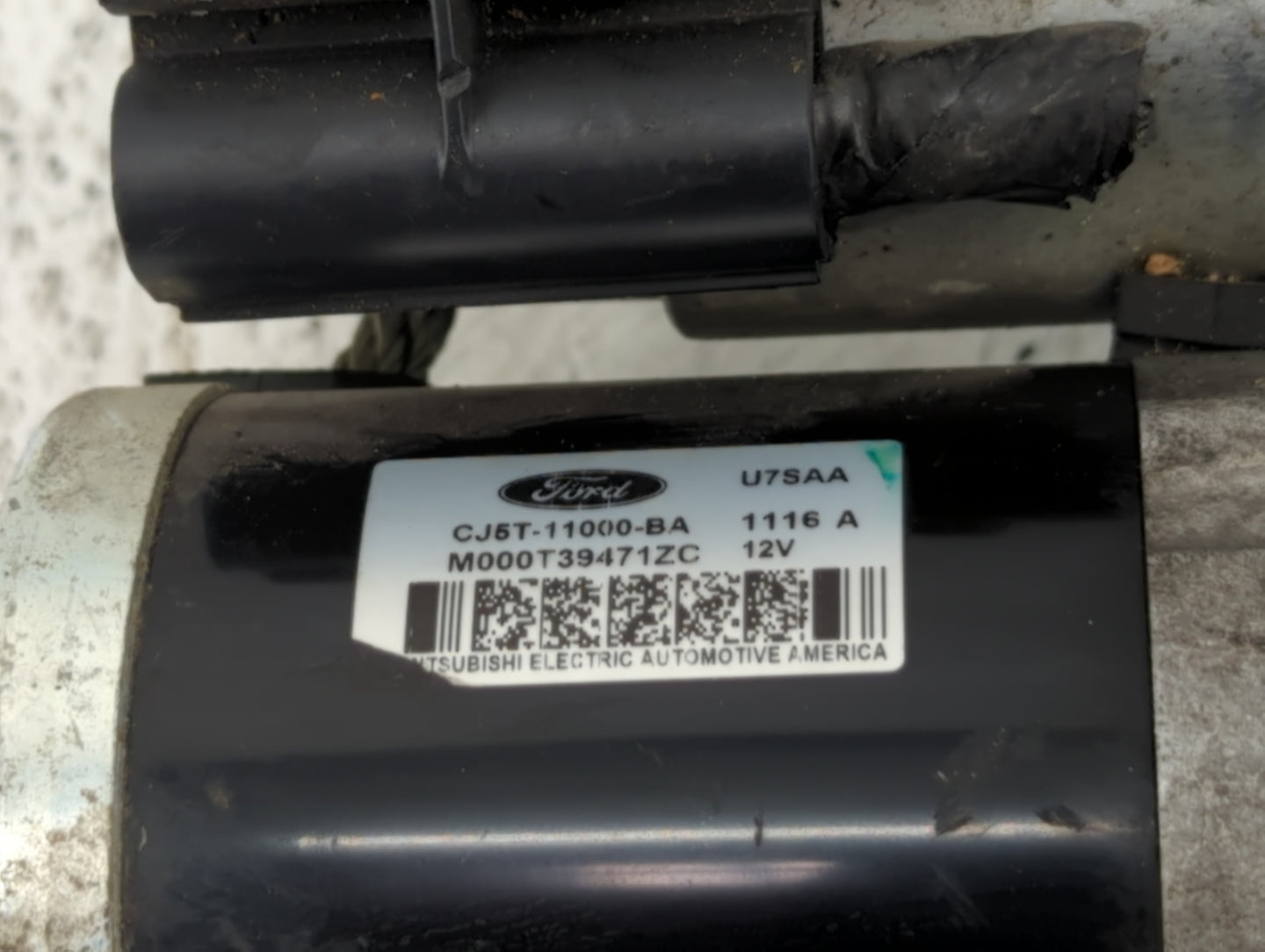 2013-2016 Ford Fusion Car Starter Motor Solenoid OEM P/N:CJ5T-11000-BA M000T39471ZC Fits Fits 2013 2014 2015 2016 OEM Used A