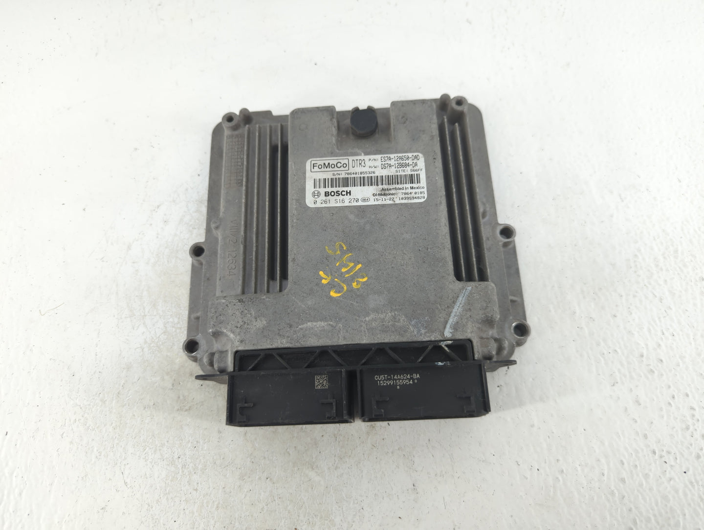 2014-2016 Ford Fusion PCM Engine Control Computer ECU ECM PCU OEM P/N:0 261 S16 270 ES7A-12A650-DA0 Fits Fits 2014 2015 2016
