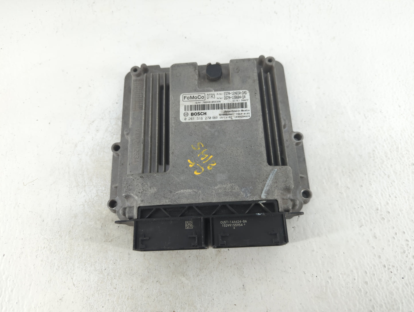 2014-2016 Ford Fusion PCM Engine Control Computer ECU ECM PCU OEM P/N:0 261 S16 270 ES7A-12A650-DA0 Fits Fits 2014 2015 2016