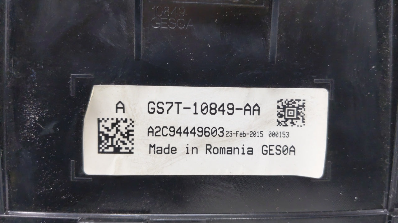 2016 Ford Fusion Instrument Cluster Speedometer Gauges P/N:GS7T-10849-JC GS7T-10849-AA Fits OEM Used Auto Parts - Oemusedaut