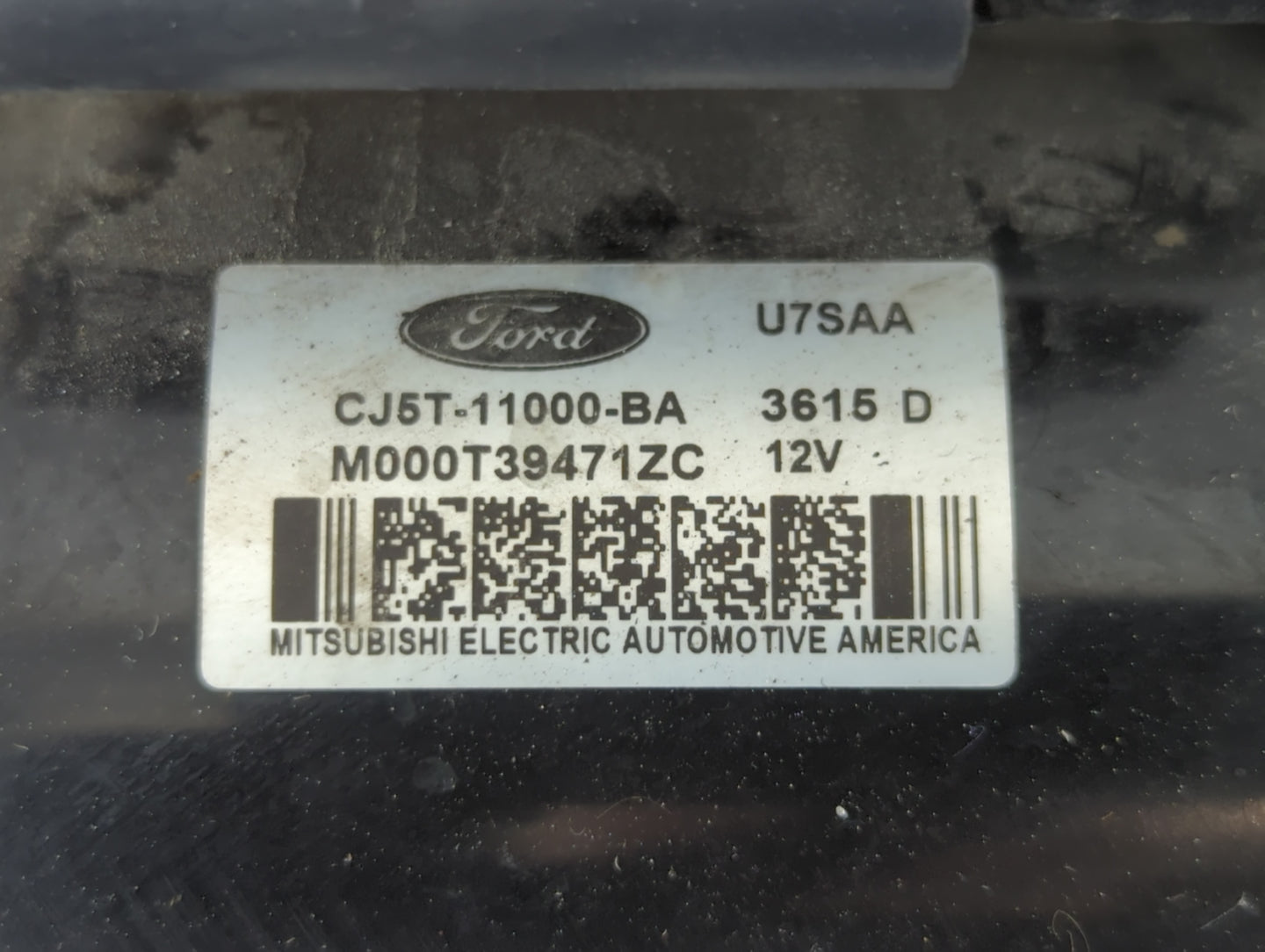 2013-2016 Ford Fusion Car Starter Motor Solenoid OEM P/N:CJ5T-11000-BA Fits Fits 2013 2014 2015 2016 OEM Used Auto Parts - O