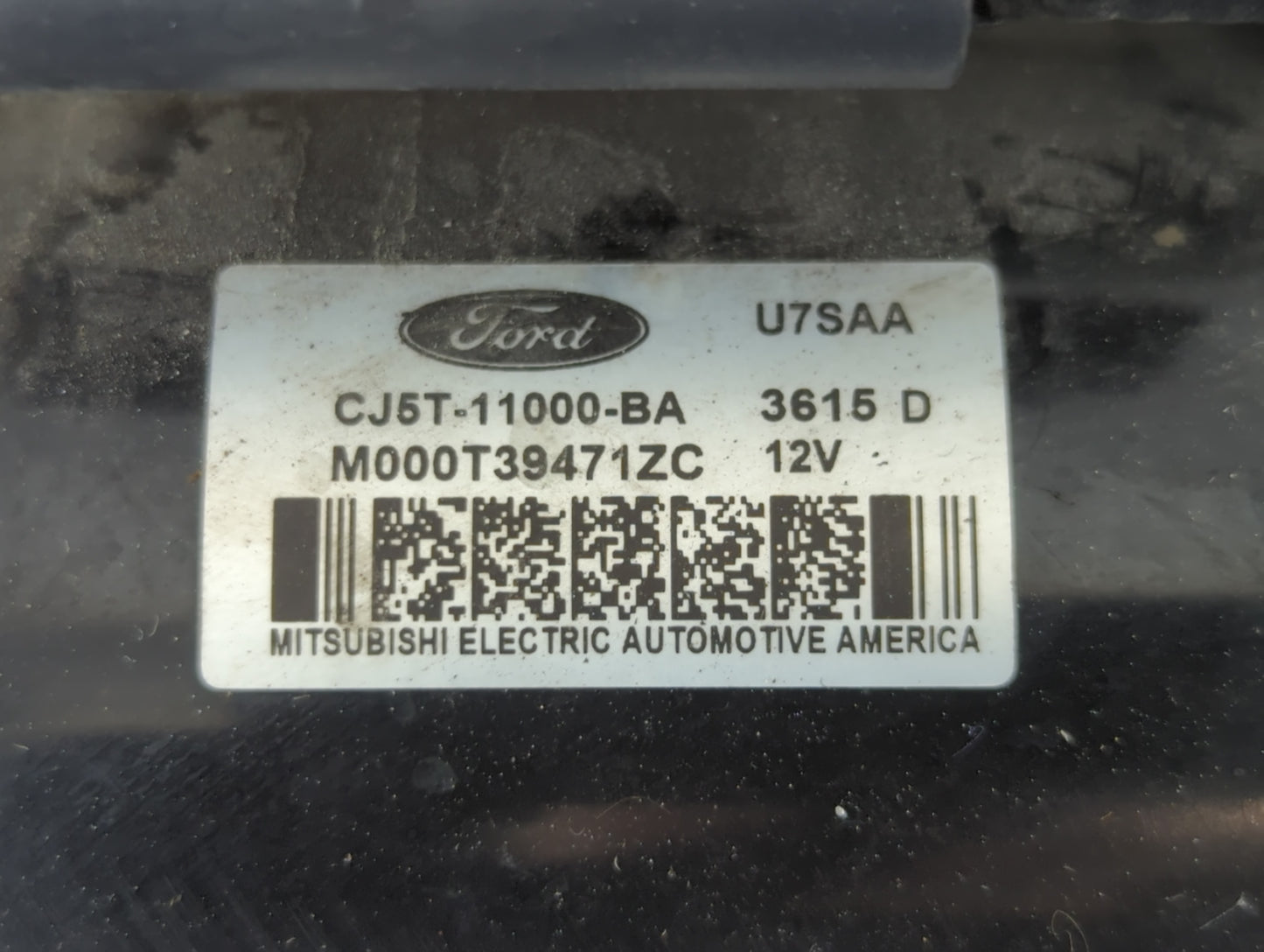 2013-2016 Ford Fusion Car Starter Motor Solenoid OEM P/N:CJ5T-11000-BA Fits Fits 2013 2014 2015 2016 OEM Used Auto Parts - O