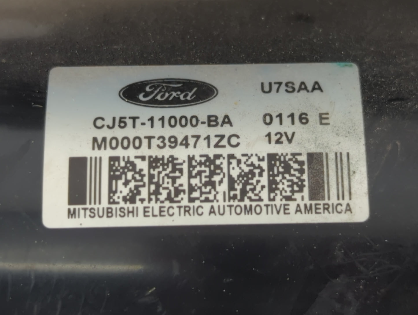 2013-2016 Ford Fusion Car Starter Motor Solenoid OEM P/N:CJ5T-11000-BA Fits Fits 2013 2014 2015 2016 OEM Used Auto Parts - O