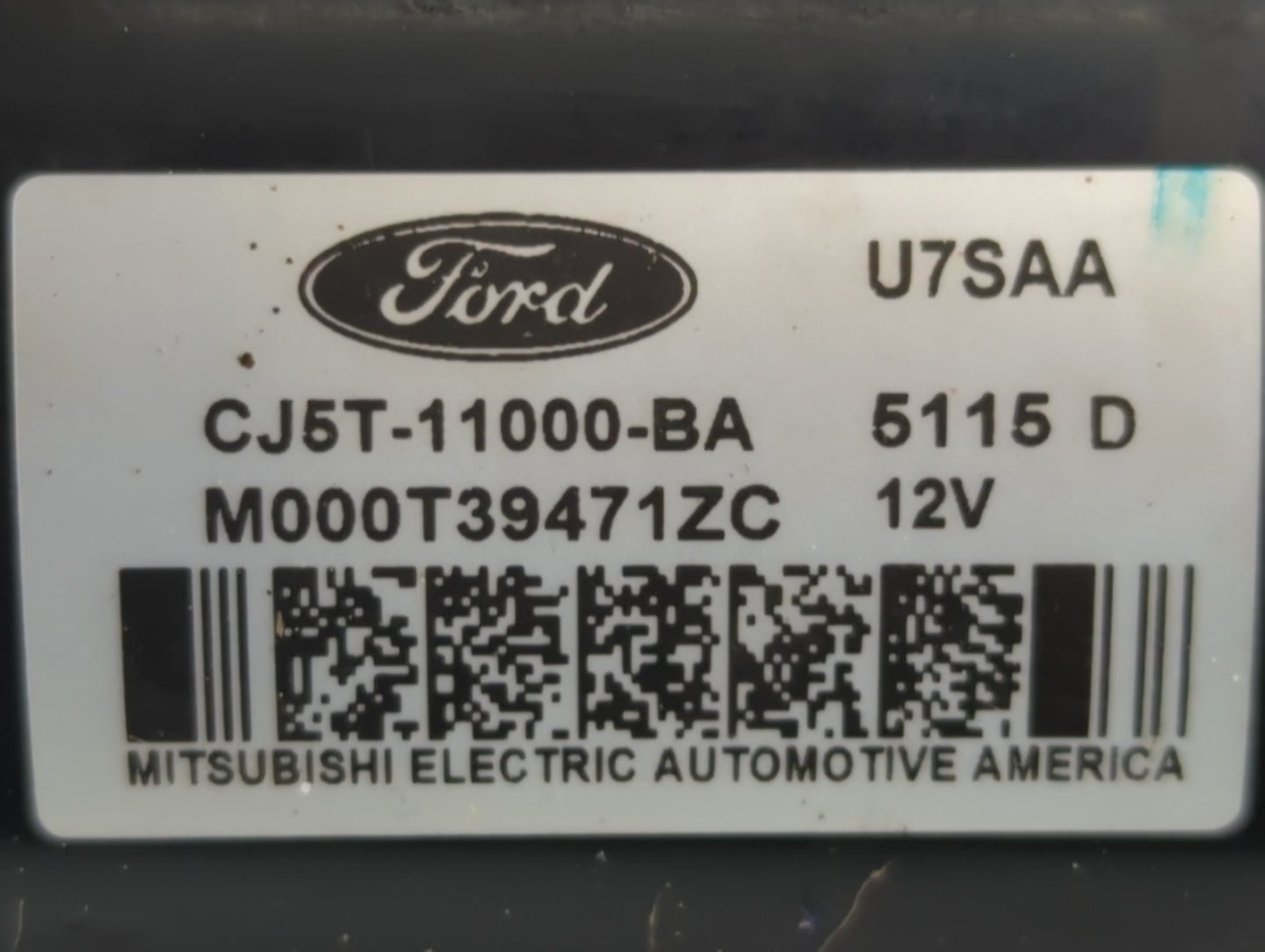 2013-2016 Ford Fusion Car Starter Motor Solenoid OEM P/N:5115 D CJ5T-11000-BA Fits Fits 2013 2014 2015 2016 OEM Used Auto Pa