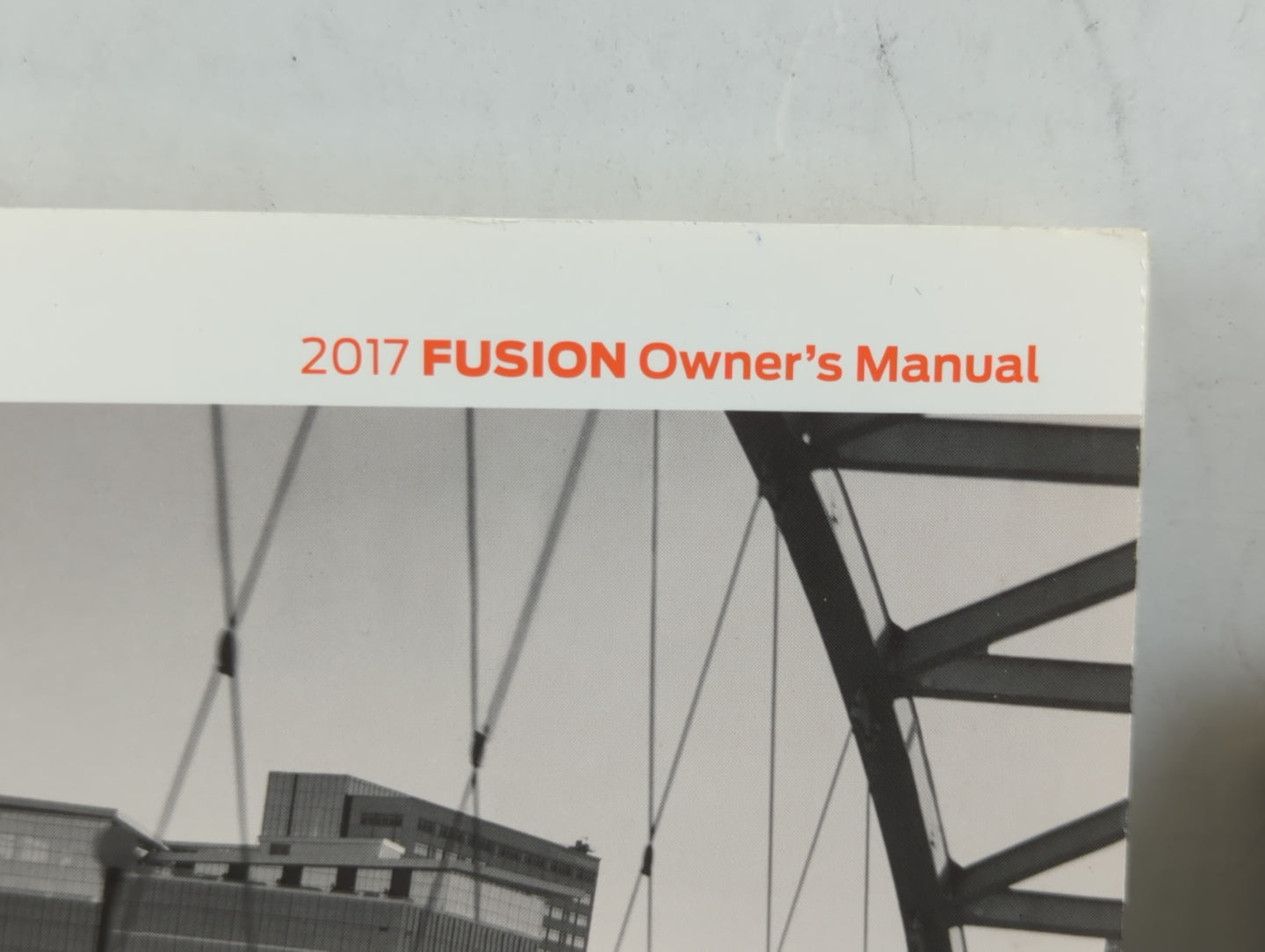 2016 Ford Fusion Owners Manual Book Guide P/N:HE5J 19A321 AB OEM Used Auto Parts - Oemusedautoparts1.com