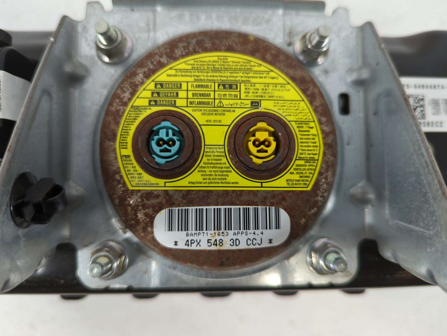 2013-2016 Ford Fusion Air Bag Passenger Right Dashboard Oem - Oemusedautoparts1.com