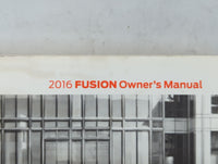 2016 Ford Fusion Owners Manual Book Guide P/N:GE5J19A321 AA OEM Used Auto Parts - Oemusedautoparts1.com