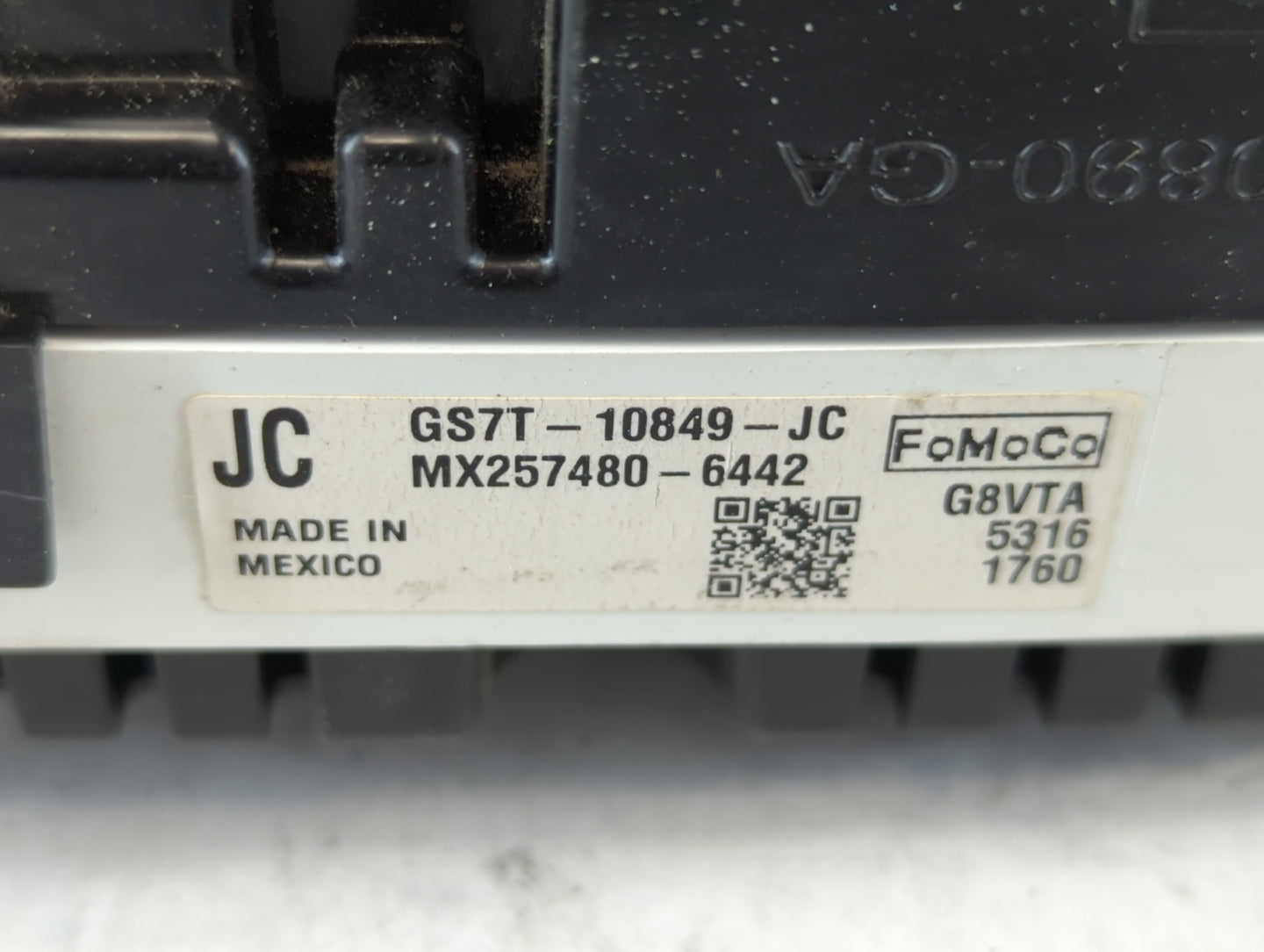 2016 Ford Fusion Instrument Cluster Speedometer Gauges P/N:GS7T-10849-JC Fits OEM Used Auto Parts - Oemusedautoparts1.com