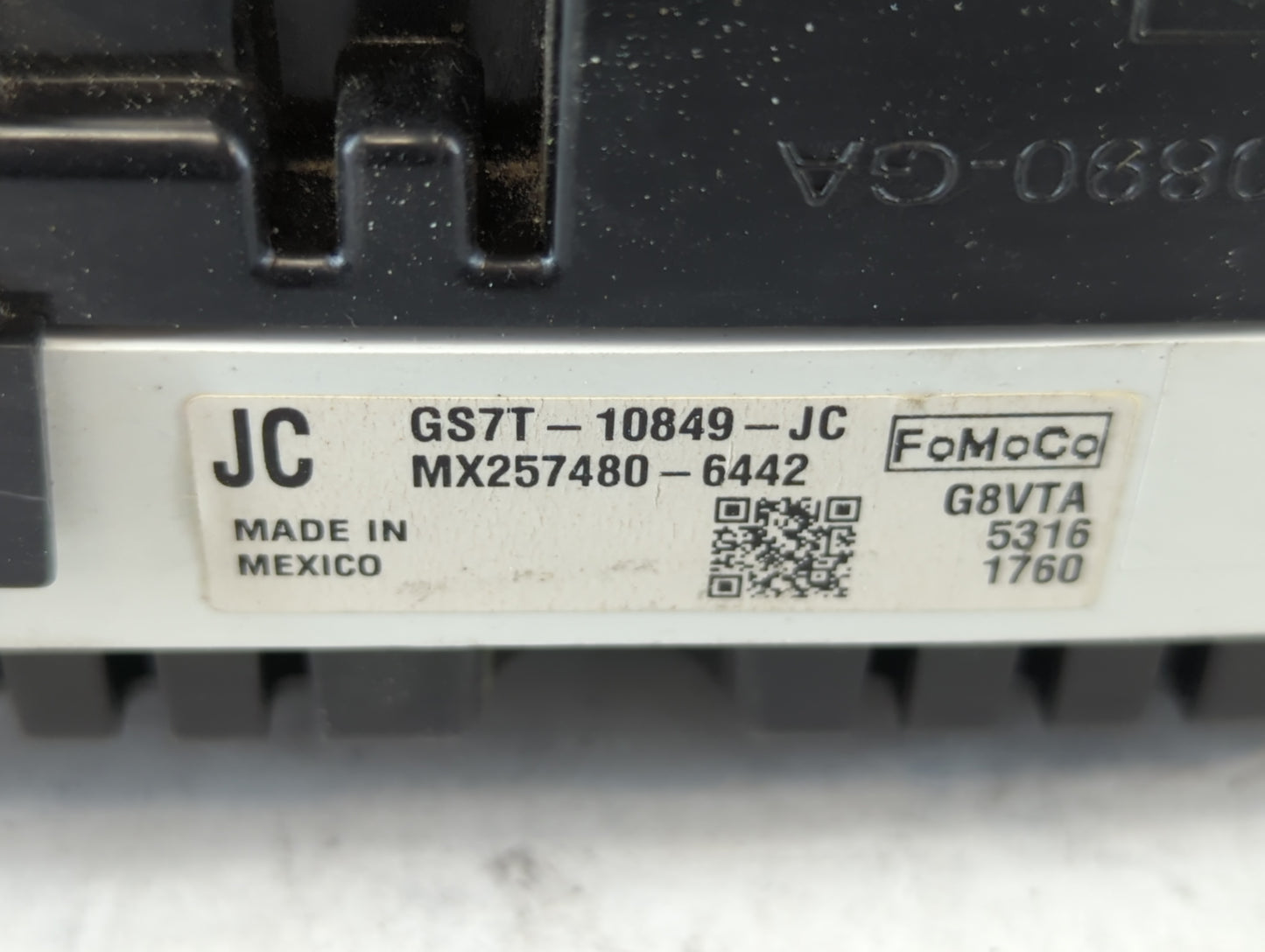 2016 Ford Fusion Instrument Cluster Speedometer Gauges P/N:GS7T-10849-JC Fits OEM Used Auto Parts - Oemusedautoparts1.com