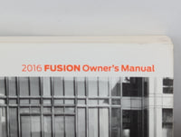 2016 Ford Fusion Owners Manual Book Guide P/N:GE5J 19A321 AA OEM Used Auto Parts - Oemusedautoparts1.com