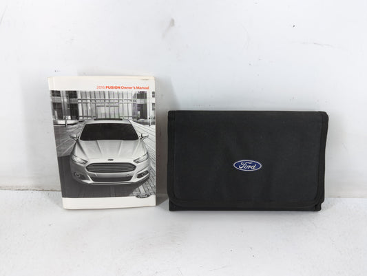 2016 Ford Fusion Owners Manual Book Guide P/N:GE5J 19A321 AA OEM Used Auto Parts - Oemusedautoparts1.com