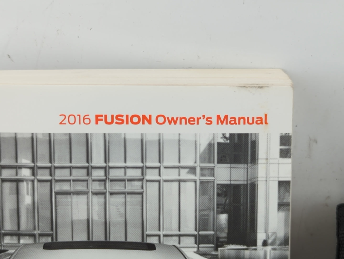 2016 Ford Fusion Owners Manual Book Guide P/N:GE5J 19A321 AA OEM Used Auto Parts - Oemusedautoparts1.com