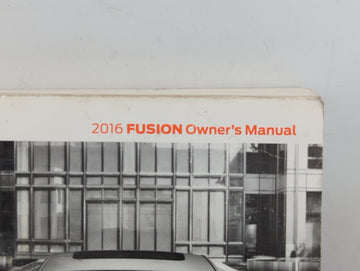 2016 Ford Fusion Owners Manual Book Guide P/N:GE5J 19A321 AA OEM Used Auto Parts