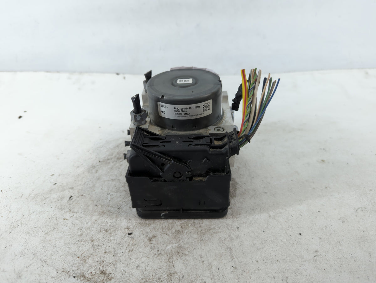 2014-2016 Ford Fusion Anti-Lock Brake ABS Pump Module Actuator OEM P/N:EG9C-2C405-AG Fits Fits 2014 2015 2016 OEM Used Auto 