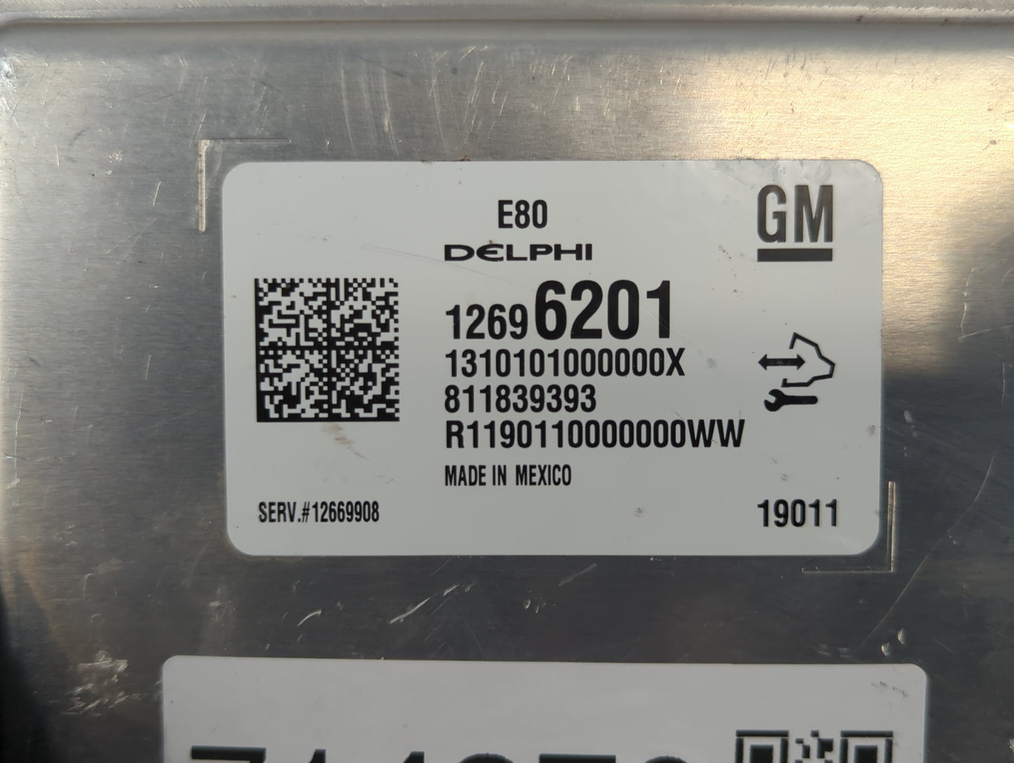 2014-2016 Ford Fusion PCM Engine Control Computer ECU ECM PCU OEM P/N:12696201 Fits Fits 2014 2015 2016 OEM Used Auto Parts 