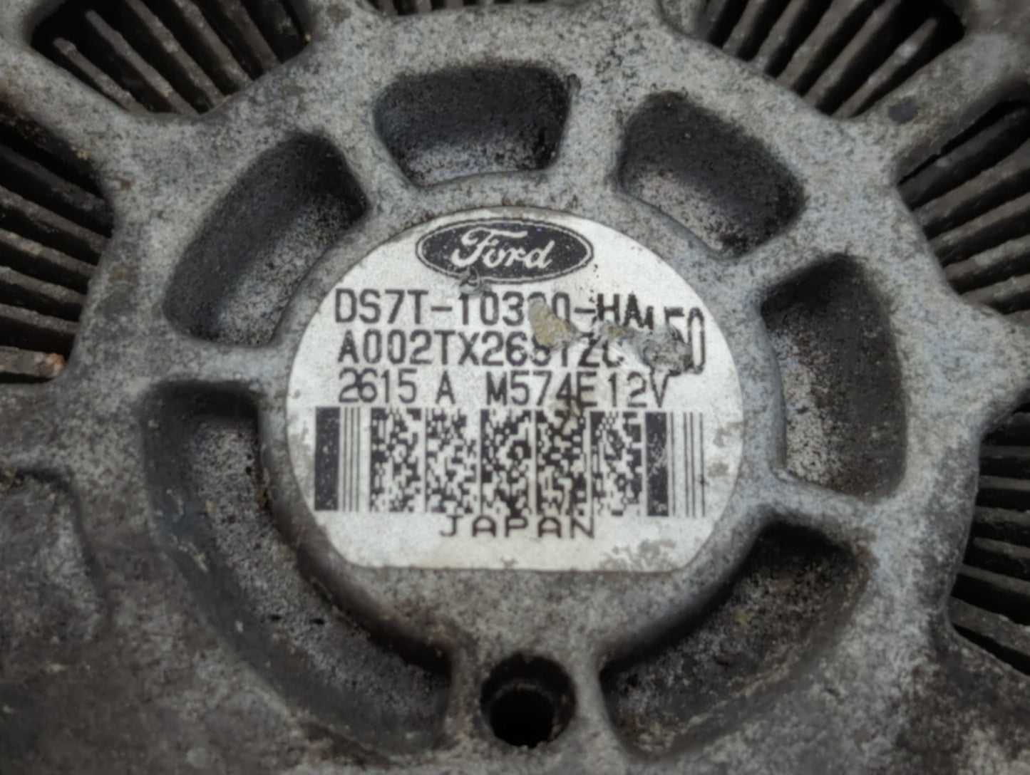 2013-2020 Ford Fusion Alternator Replacement Generator Charging Assembly Engine OEM P/N:A002TX26812C DS7T-10300-HA Fits OEM 