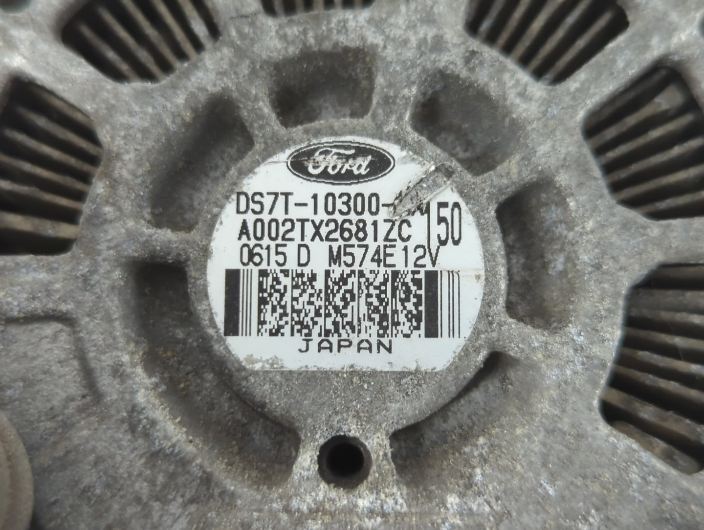 2013-2020 Ford Fusion Alternator Replacement Generator Charging Assembly Engine OEM P/N:A002TX2681ZC DS7T-10300-HA Fits OEM 