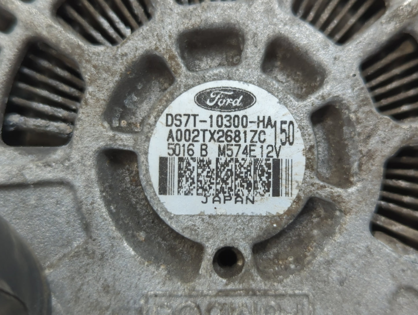 2013-2020 Ford Fusion Alternator Replacement Generator Charging Assembly Engine OEM P/N:A002TX2681ZC DS7T-10300-HA Fits OEM 